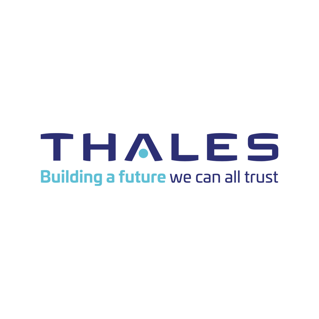 Logo of Thales, our trusted partner in providing innovative digital security and defense solutions, Security | DXC Technology Partner Ecosystem